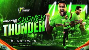 Read more about the article Indian legend Ravichandran Ashwin has created history, joining Sydney Thunder for KFC BBL|15