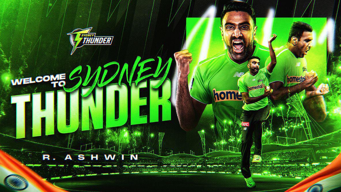 You are currently viewing Indian legend Ravichandran Ashwin has created history, joining Sydney Thunder for KFC BBL|15