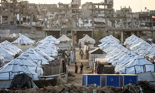 Read more about the article Gaza aid faces bleak shortfall as fierce storms hit and 1 urgent need rises