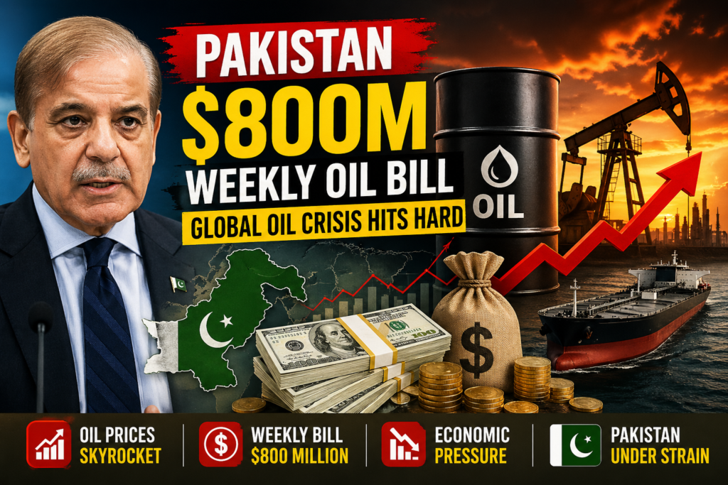 Pakistan $800M Weekly Oil Bill Shocks Nation 3x Amid Mideast War
