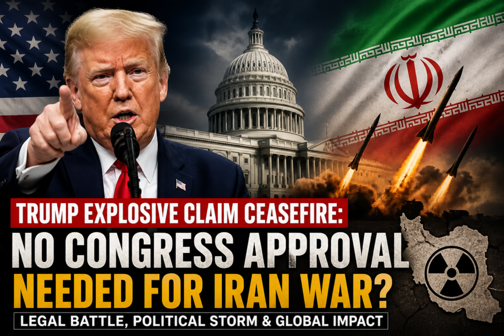 Trump Explosive Claim Ceasefire Ends 1 Key Iran War Rule