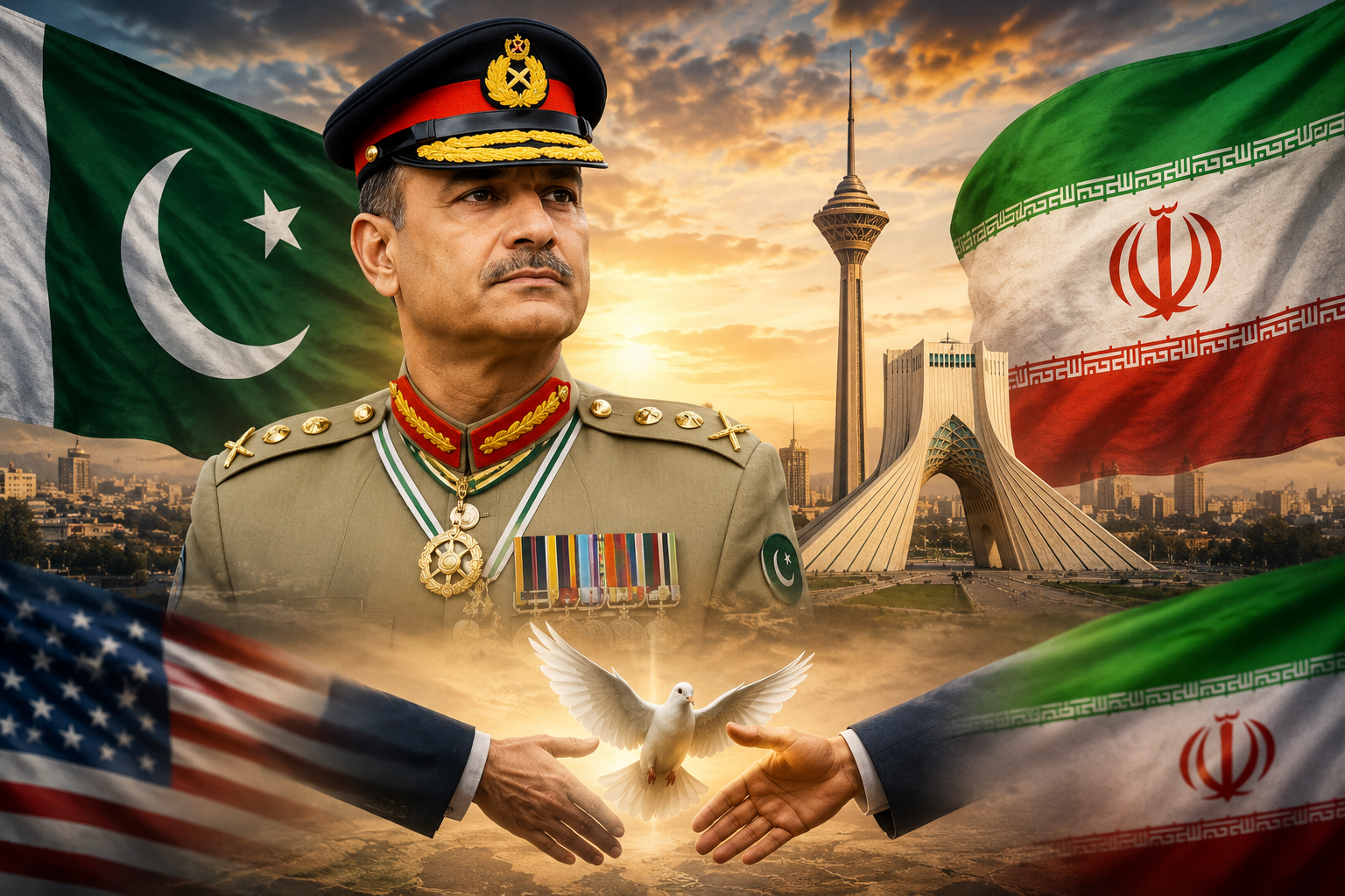 You are currently viewing Historic Iran Mission CDF Asim Munir Leads High-Stakes Mediation