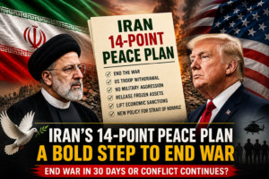 Iran 14-Point Peace Plan Sparks 1 Bold Push to End War Fast