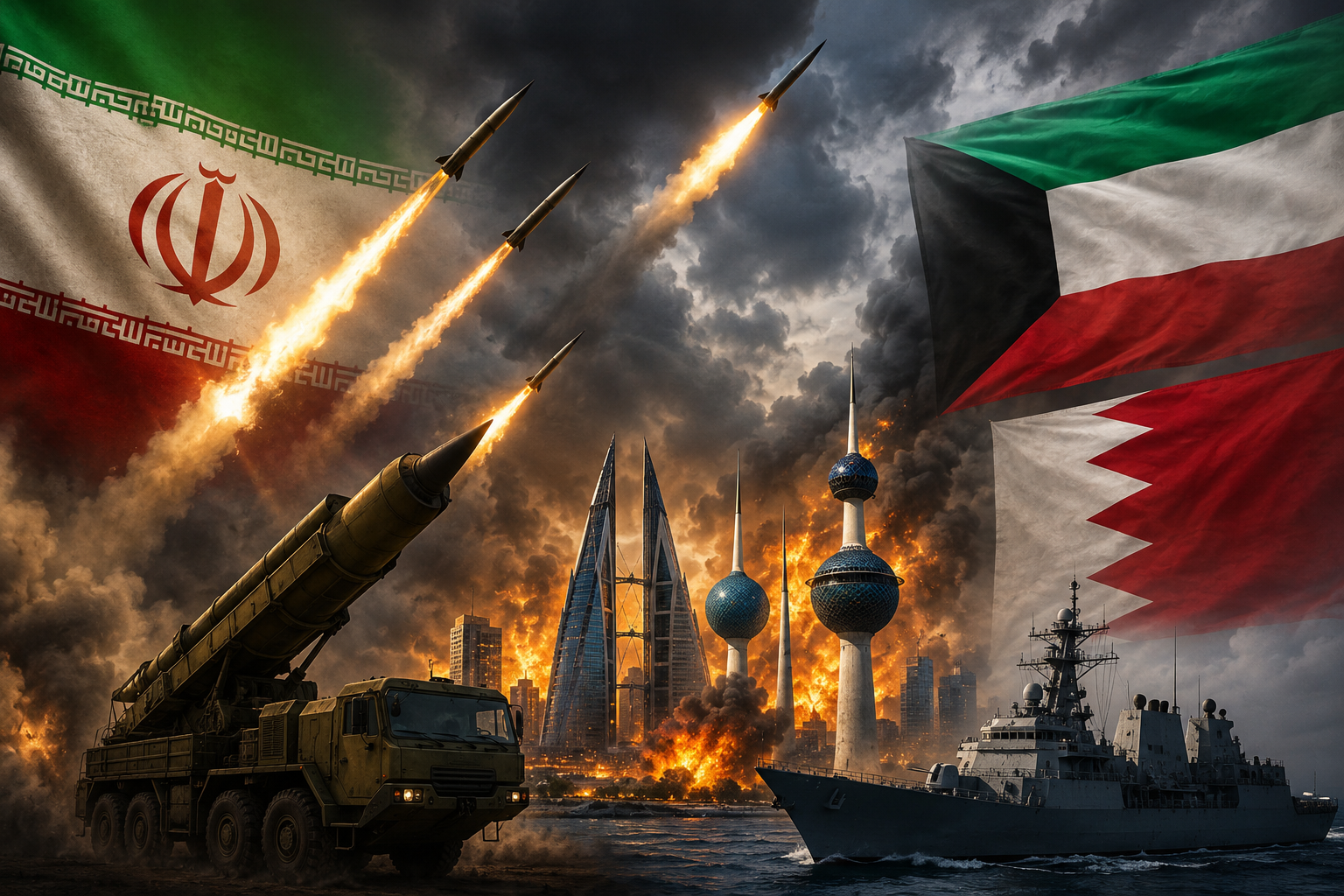 You are currently viewing Iran Targets Kuwait and Bahrain 7 Explosive Facts After US Exchange