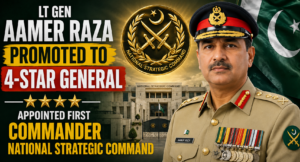 Lt Gen Aamer Raza 4-Star Promotion Marks Historic Military Milestone