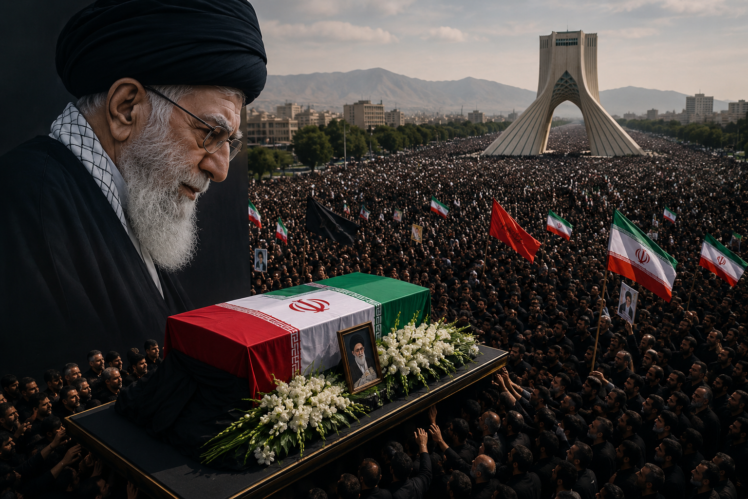 You are currently viewing Millions Mourn Iran Ali Khamenei 7 Emotional Highlights from Funeral