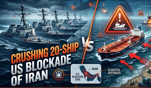 Crushing 20-Ship US Blockade of Iran Sparks Severe Gulf Shipping Crisis