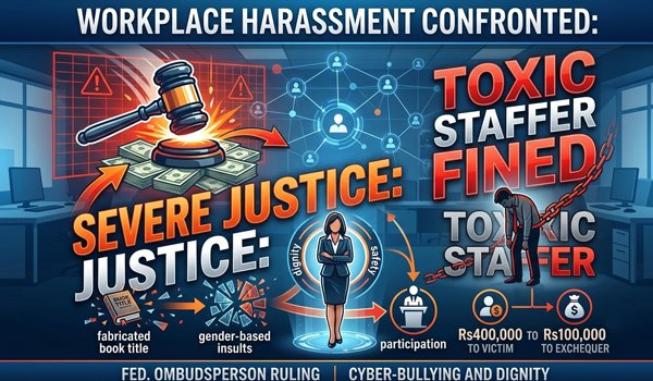 Severe Justice Toxic Staffer Fined Rs500,000 For Workplace Harassment