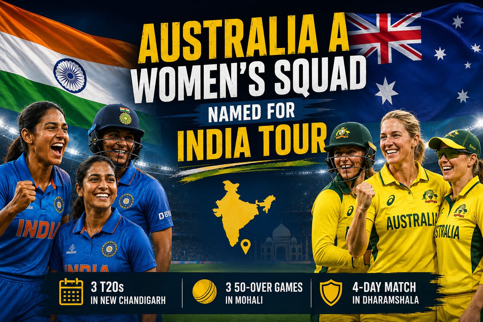 You are currently viewing Australia A Women squad named for India tour 2026