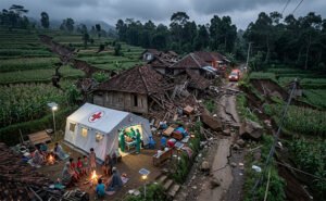Major Crisis Over 50 Dead as Massive Quake Hits Indonesia
