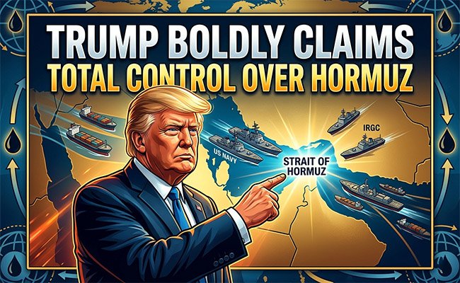 Trump Boldly Claims 100% Total US Control in Dangerous Hormuz Standoff