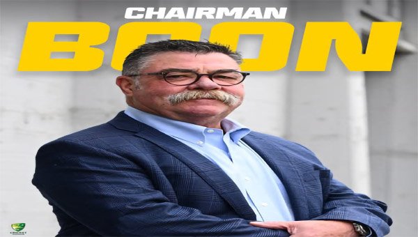 DAVID BOON APPOINTED CRICKET AUSTRALIA INTERIM CHAIR