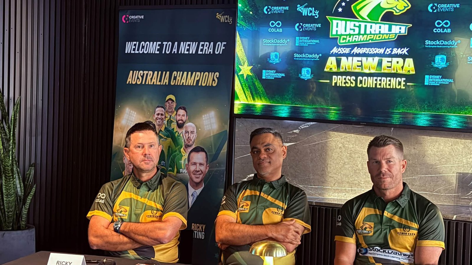 You are currently viewing Australian Cricket Greats David Warner and Ricky Ponting Headline Australia Champions Event in Melbourne