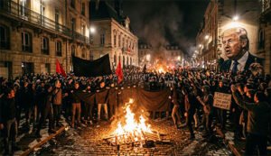 1 Rally Trump Harshly Attacks Migrants to Exploit Strong France Unrest