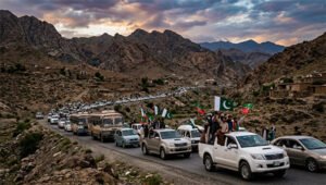 PTI Begins March from Lakki Marwat 1 Major Barrier Halts Capital Entry