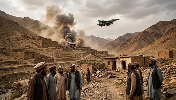 Pakistan Air Force Unleashes 4 Massive Strikes on Afghanistan