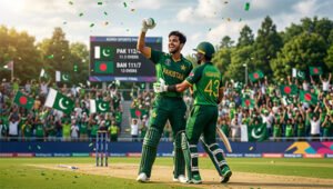 Pakistan Crush Bangladesh by 6 Wickets to Secure Asian Games Final Spot