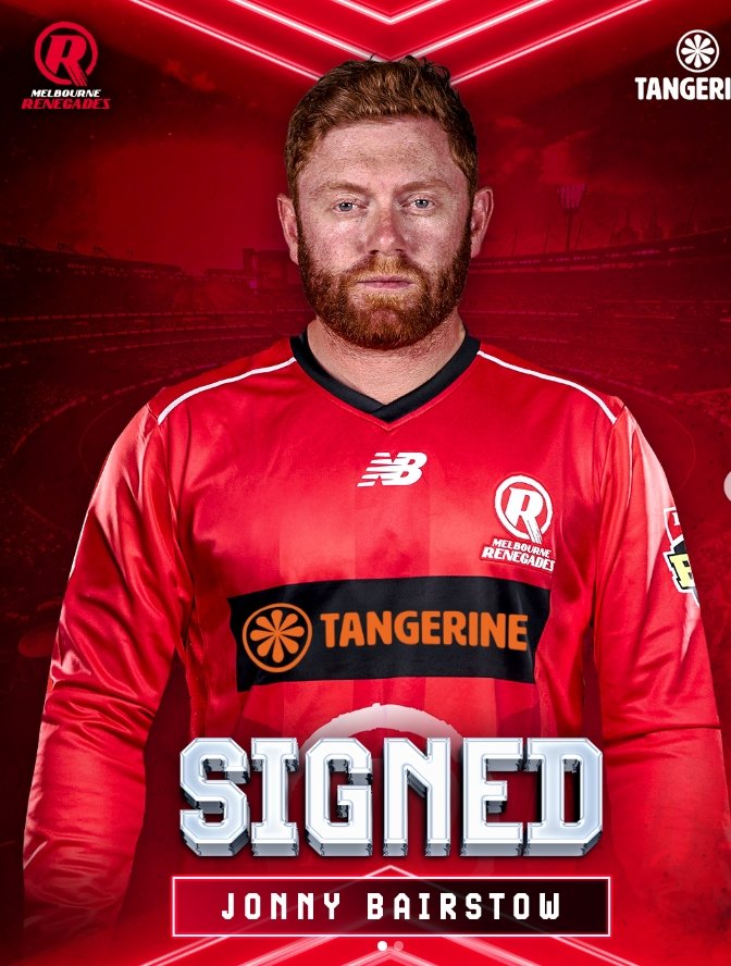 ENGLAND STAR JONNY BAIRSTOW GETS ON RED TO JOIN MELBOURNE RENEGADES